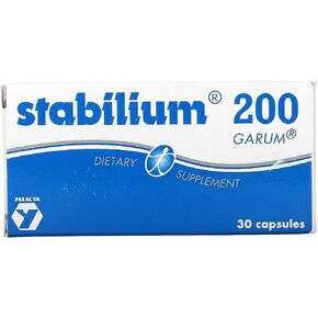 Nutricology Stabilium 200 – Natural Sleep Aids for Adults, Stress Relief Supplements, Sleep Support, Fish Oil, Vitamin A, Vitamin B6, Sleeping Pills – 30 Count