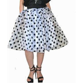 YSJERA Lady's Organza Princess Skirt Bowknot A Line Pleated Midi/Knee Length Tutu Party Skirts