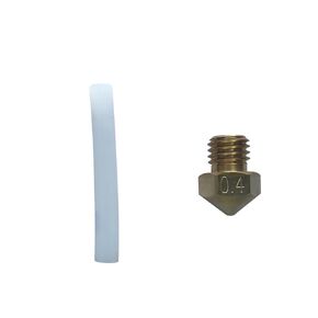 R QIDI TECHNOLOGY M7 Nozzle for X-Plus II 3D Printer,PTFE Tube Length 29mm,2pcs