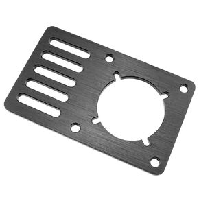 NEMA 23 Stepper Motor Mounting Plate 9.6x5.9x0.3cm Black 3D Printer Motor Mount Plate