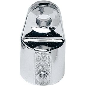TAYLOR MADE PRODUCTS 7/8" Round Chromed Zamak Bimini Top External Eye End - 1 Pair