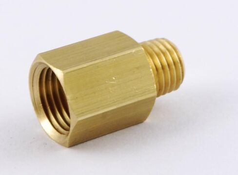 120-A1 1/8" NPT أنثى إلى 1/16" NPT ذكر محول الأنابيب النحاسية/محول مخفض مستقيم/تقليل اقتران ذكر إلى أنثى (عبوة من 10) in Kuwait