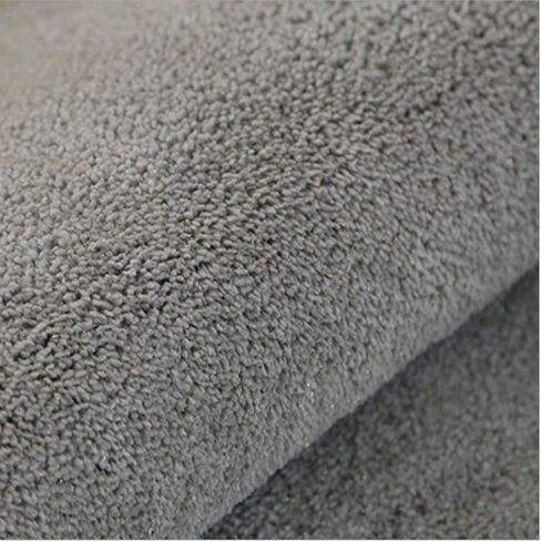 WPM WORLD PRODUCTS MART Black Memory Foam Bath Mat-Incredibly Soft and Absorbent Rug, Cozy Velvet Non-Slip Mats Use for Kitchen or Bathroom (17 Inch x 24 Inch, Black) in Saudi Arabia