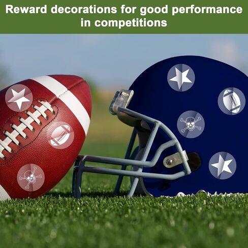 300 Pcs Football Helmet Decal Football Stickers Self Adhesive Helmet Stickers for Youth Hockey Baseball Softball Batting Vinyl Decal in Saudi Arabia