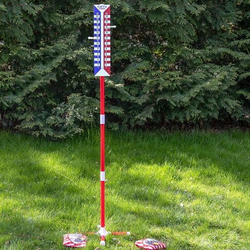 Play Platoon Cornhole Scoreboard Vertical Score Keeper Board & Accessories 4 Magnets, 4 Clothes Pin, PVC Tower Stand & Carry Bag Holder for Professional Corn Hole Bag Tournament in Saudi Arabia