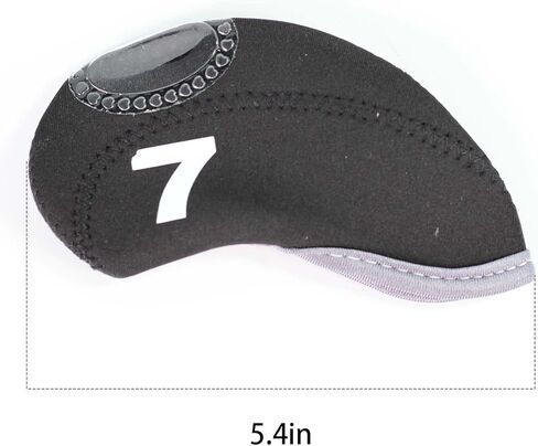 11pcs/Set Neoprene Iron Headcover Set with Large No. for All Brands Callaway,Ping,Taylormade,Cobra Etc. in Kuwait