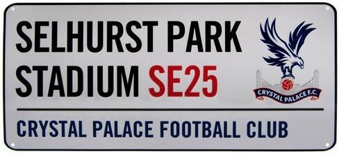 Crystal Palace Official Street Sign - Multi-Colour in Saudi Arabia