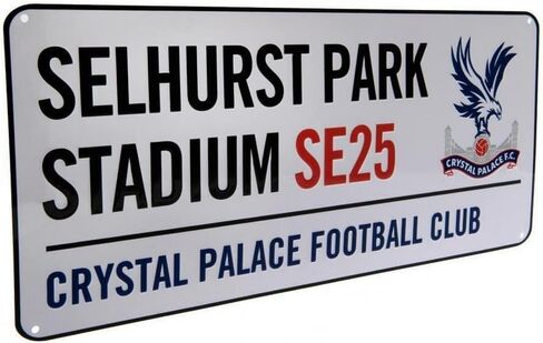 Crystal Palace Official Street Sign - Multi-Colour in Saudi Arabia