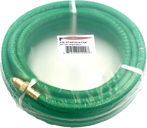 Argon Gas Hose for MIG/TIG Welding Flowmeter 1/4", 5/8"X18 Male, NPT Fittings, Inert Hose (50 Feet) in Saudi Arabia