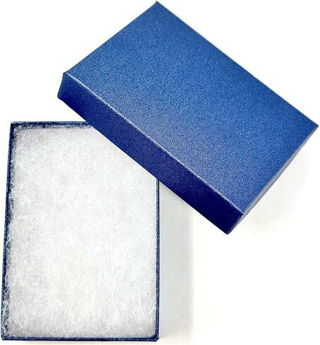 RJ Displays 6 Pack Cotton Filled Gold Foil Color Paper Jewelry Necklace Bracelets Watch gifts and Retail Boxes for Wedding, Anniversary, Engagement, Birthday and other occasions in Kuwait