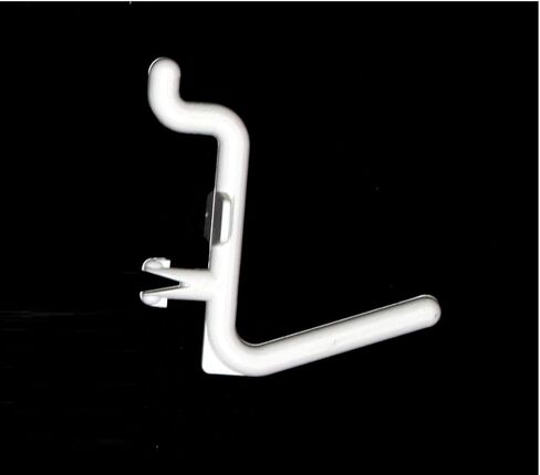 JSP Manufacturing Plastic L Style Peg Board Hook Kit | Garage Tool Craft Jewelry Storage Pegboard Organizer (50, White) in Saudi Arabia