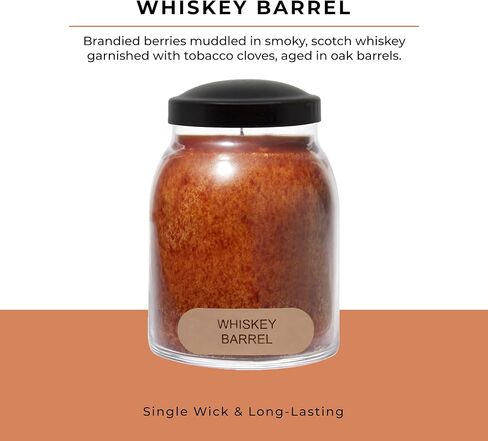 A Cheerful Giver - Nutmeg & Spice - 34oz Papa Scented Candle Jar with Lid - Keepers of The Light - 155 Hours of Burn Time, Gift for Women, Brown in Saudi Arabia