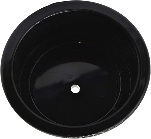 MARINE CITY Black Plastic Cup Drink Holder with Center Drain Hole - Ideal for Boats, Yachts, RVs, Caravans, Cars (Pack of 1) in Saudi Arabia