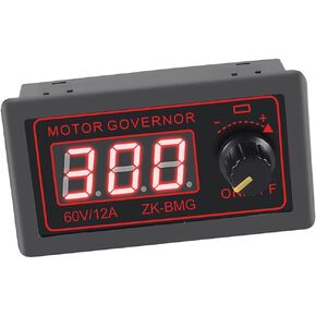 1Pcs Motor Speed Controller PWM Speed Regulator DC 12V 24V 60V 500W Adjustable Speed Regulator with Stepless Variable Rotary Switch