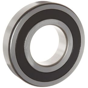 WJB 6306-20-2RS Deep Groove Ball Bearing, Double Sealed, Metric, 31.75mm ID, 72mm OD, 19mm Width, 6700lbf Dynamic Load Capacity, 3800lbf Static Load Capacity