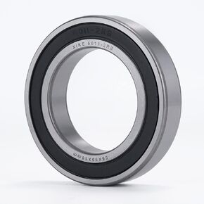 XiKe 6011-2RS Double Rubber Seal Bearings 55x90x18mm, Pre-Lubricated and Stable Performance and Cost Effective, Deep Groove Ball Bearings.