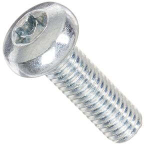 Small Parts MI5167045T Steel Pan Head Machine Screw, Zinc Plated, Meets ISO 7045, T25 Star Drive, M5-0.8 Thread Size, 16 mm Length, Fully Threaded, Import (Pack of 100)
