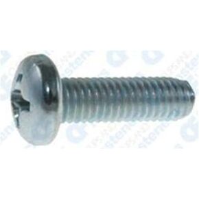100 M6-1.0 X 12mm Phillips Pan Head Machine Screws