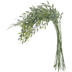 EXCEART Artificial Weeping Willow Stems, 20pcs Fake Salix Leaves Branches Willow Leaf Spray Picks Faux Greenery Plants Simulated Salix Leaf Stems for Flower Arrangement Table Centerpiece