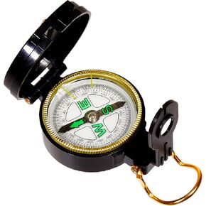 Allen Company Lensatic Compass with Luminous Dial, Black, One Size