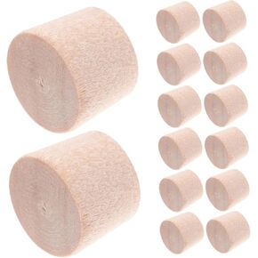 50Pcs Carpenter bee Hole Plugs Wooden Furniture Plugs Pocket Hole Plugs Wood Plugs Carpenter bee Plugs Small Wooden Plugs Wooden Hole Plugs Round Hole Plugs Hole caps conical Screw