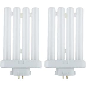 Dysmio Compact Fluorescent 27W Quad Tube, 6500K Daylight Light FML Light Bulbs with GX10Q-4 Base – 2 Pack