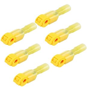 60 Pcs T-Tap Wire Connectors, Quick Splice Wire Terminals, T-Tap Self-Stripping with Nylon Fully Insulated Male Quick Disconnects Kit, (30 Pairs）