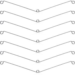 OIIKI 7Pcs Recessed Lighting Springs Clips Recessed Lighting, Torsion Spring Clips Metal, Recessed Light Covers Trims for Recessed Lighting Accessories