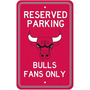 FANMATS 32181 Chicago Bulls Lightweight 18in. X 11.5in. Parking Sign