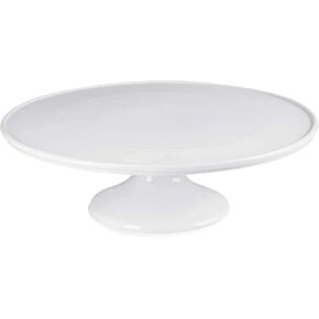 Sweese 10-Inch Porcelain Cake Stand, Round Dessert Stand, Cupcake Stand for Birthday Parties, Weddings, Baby Shower and Other Events, White in Kuwait