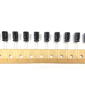 20pcs nichicon 25V 100uF 6×11mm Aluminum Electronic Capacitors