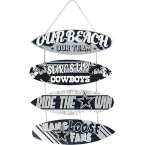 FOCO Dallas Cowboys NFL Fancave Surfboard Sign