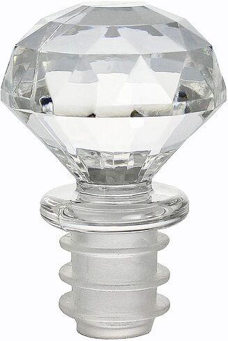 Prodyne Acrylic Heart Bottle Stopper (Clear) in Saudi Arabia