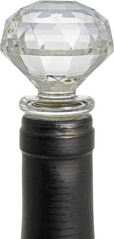 Prodyne Acrylic Heart Bottle Stopper (Clear) in Saudi Arabia