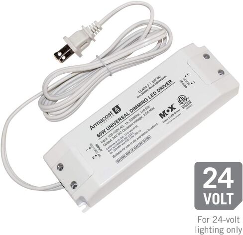 Armacost Lighting 860600 for LED Lighting, with Removable AC Cord, 60 Watt, White in Saudi Arabia