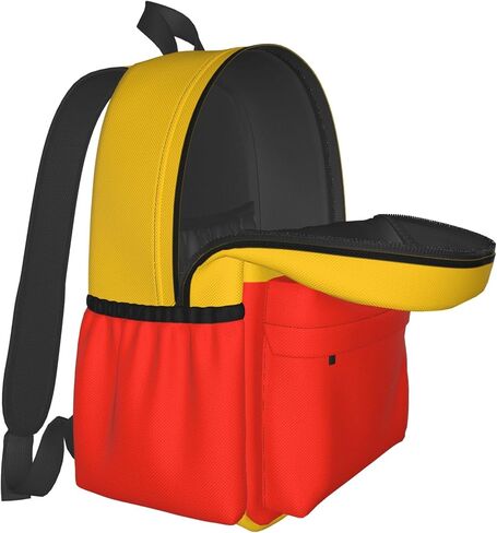 Backpack travel leisure backpack, PVC coated waterproof Oxford cloth material suitable for young boys/girls, with mosaic printed pattern suitable for school backpacks for students aged 5+ in Saudi Arabia