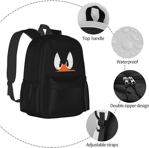 Backpack travel leisure backpack, PVC coated waterproof Oxford cloth material suitable for young boys/girls, with mosaic printed pattern suitable for school backpacks for students aged 5+ in Saudi Arabia