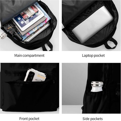 Backpack travel leisure backpack, PVC coated waterproof Oxford cloth material suitable for young boys/girls, with mosaic printed pattern suitable for school backpacks for students aged 5+ in Saudi Arabia