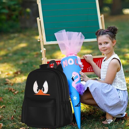 Backpack travel leisure backpack, PVC coated waterproof Oxford cloth material suitable for young boys/girls, with mosaic printed pattern suitable for school backpacks for students aged 5+ in Saudi Arabia