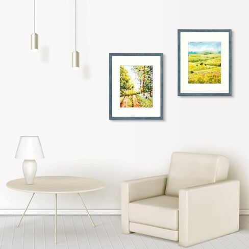 AUEAR, 8x10 Picture Frames for 5x7 with Mat or 8 by 10 Gallery Wall Frame Tabletop Vertical Horizontal Display (Black, 1 Pack) in Saudi Arabia