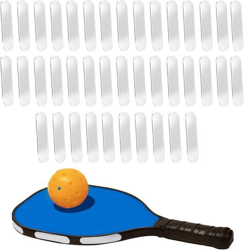 40 قطعة من شريط الرصاص بيكلبول، قضبان مرجحة 3 جرام مع شرائط وزن لاصقة لحماية حافة المجداف - تعزيز التحكم والقوة in Kuwait