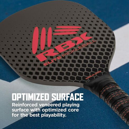 RBX Pickleball Set - (2) Premium Wooden Paddles, (2) X-40 Outdoor Balls, & Mesh Travel Bag - Outdoor Sport Games for Adults and Kids in Saudi Arabia