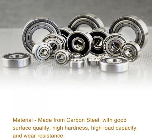 uxcell 20pcs 684ZZ Deep Groove Ball Bearings with 10pcs Round Shaft Rod in Saudi Arabia
