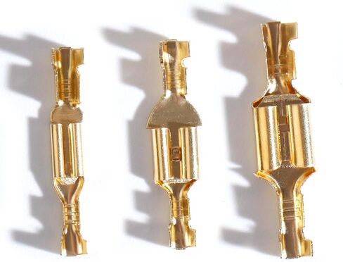 2.8/4.8/6.3mm Female Male Spade Crimp Connectors Electrical Lugs Terminal Insulating Wire Quick Splice Assortment Kit Wound Plug Crimping Spring Insert Wire Cold Pressing Wiring Cable in Saudi Arabia