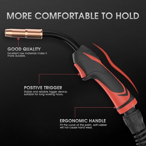 YESWELDER MIG Welding Gun Torch Stinger 100Amp 10ft(3m) Replacement for Lincoln Magnum 100L K530-5 in Saudi Arabia