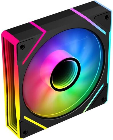 SAMA YF1203 Reverse PC Fan 120mm ARGB Case Cooler Fan,Infinity Mirror - PWM - Single Pack White in Saudi Arabia