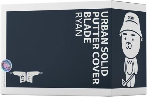 غطاء مضرب الجولف الصلب الحضري من KAKAO FRIENDS GOLF، غطاء نادي الجولف، مع إغلاق مغناطيسي in Kuwait