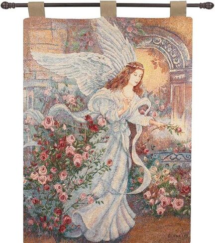 Manual Inspirational Collection 26 X 36-Inch Wall Hanging and Finial Rod, 23rd Psalm in Saudi Arabia