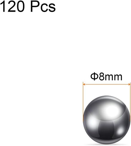 120pcs Precision Balls 8mm Diameter 316L Stainless Steel for Bearings in Saudi Arabia