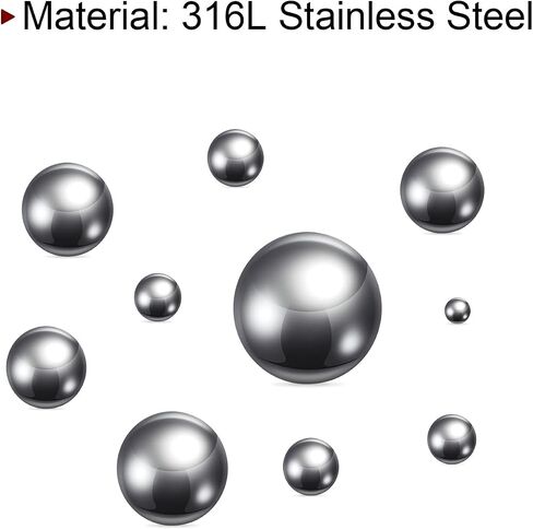 120pcs Precision Balls 8mm Diameter 316L Stainless Steel for Bearings in Saudi Arabia